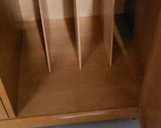 MCM Solid Wood Buffet Credenza with Original Hardware 5'W x 20"D x 31.75"H     $695