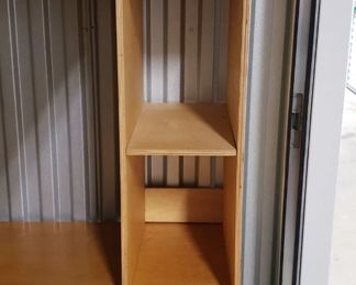 IKEA Sture Wood 2 pc Desk with Revolving Multi-Function Work Space Measures: Bottom 47.25"W x 29.5"D x 28.5"H Top 45.75"W x 15.875"D x 29"H $175