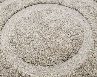 Safavieh Florida Shag Collection Round 5' x 5' Diameter Beige Rug Clean   $85