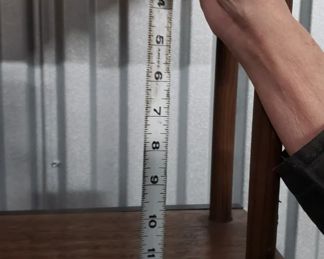 Custom MCM Solid Wood with Gold Plastic Inserts Bookcase/Display Case 47"W x 77.5"H x 8.25"D Was $795 Now $650