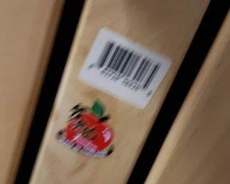 (4) Blonde Wood Folding Chairs with Brown Padded Cushions  Like New Condition  $175 for all 