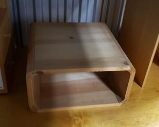 Custom Solid Wood Rectangular Curved Corners Cubical File Holder  $75