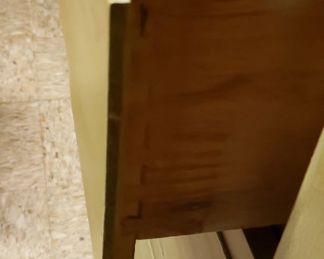 MCM Avocado Faux Finish Dresser Buffet/Credenza 50"W x 19.75"D x 33.5"H    $495