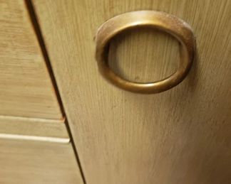 MCM Avocado Faux Finish Dresser Buffet/Credenza 50"W x 19.75"D x 33.5"H    $495