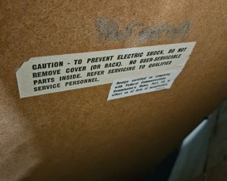 Vintage 1967 Magnavox Console Stereo Radio Works Call