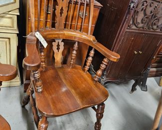 (2) Harden Solid Wood Armchairs $295 each $550 for Pair