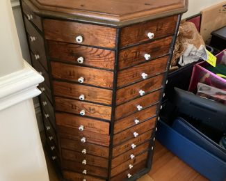 ROTATING CABINET AMERICAN BOLT ANS SCREW CO. DAYTON OHIO.  SUPER COOL,