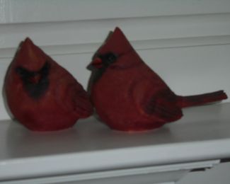 Pair red birds