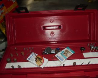 Craftsman Dremel w/bits in hard case