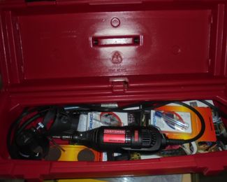 Craftsman Dremel w/bits in hard case