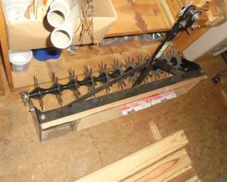Pull behind aerator 