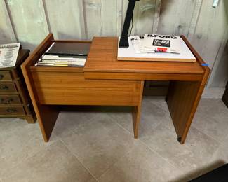 MCM teak file cabinet / side table 