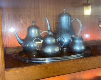 HOLLAND pewter tea set