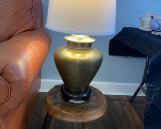 Ginger Jar Brass lamp
