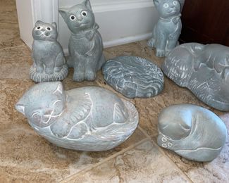 Isabel Bloom cement garden statues