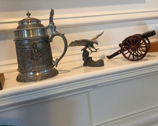 pewter American Eagle, Iron Cannon