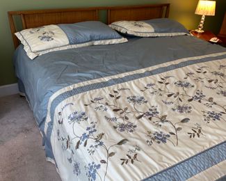 KiNG MCM headboard w/ mattress /box spring