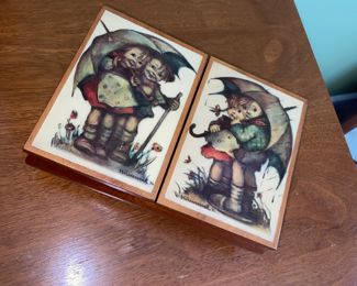 Hummel music box trinket box