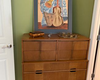Kroehler MCM highboy dresser