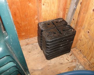 Weights that go with the Weider 160 pounds