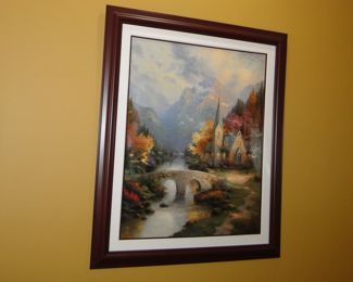 Thomas Kincaid Signed Litho  $500