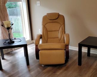 Leather Recliner TV Chair
