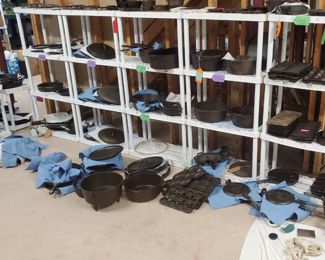 Over 300 Pieces of fully restored cast iron to choose from!