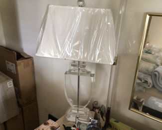 Lucite Lamp