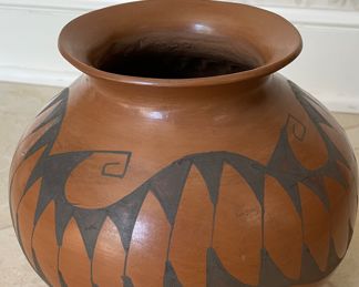 Navajo Pottery. Measures 8" x 8". Photo 1 of 2.