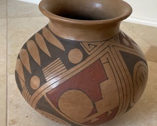 Navajo Pottery. Measures 8" x 8". Photo 1 of 2.