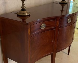 Antique Mahogany Buffet. Measures 67" W x 26" x 40" H. Photo 2 of 5.