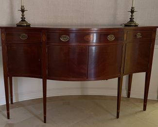 Antique Mahogany Buffet. Measures 67" W x 26" x 40" H. Photo 1 of 5.