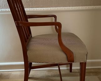 Set of 8 Antique Georgian-Style Dining Chairs. Photo 2 of 6.