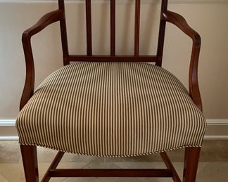 Set of 8 Antique Georgian-Style Dining Chairs. Photo 1 of 6.