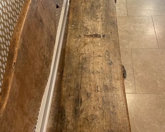 Antique Church Pew. Measures 72" W x 17" D with 14" Seat Height. Photo 4 of 4.