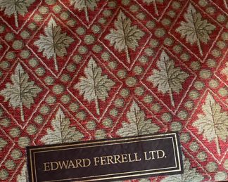 Edward Ferrell Cane Frame Chair with Down-Filled Cushion. Measures 24" W x 32" D. Photo 6 of 6.