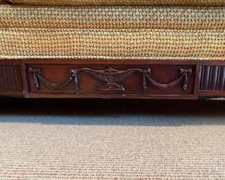 Edward Ferrell Three-Seat Down Filled Sofa. Measures 88" W x 40" D. Photo 3 of 4.