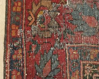 Vintage Persian Rug. Measures 4' 11" x 6' 5." Photo 4 of 4.