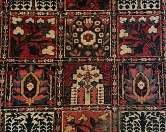 Vintage Persian Rug. Measures 4' 11" x 6' 5". Photo 2 of 4.