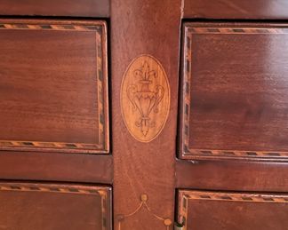 Antique Mahogany Buffet. Measures 67" W x 26" x 40" H. Photo 4 of 5.