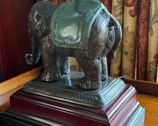 Figural Elephant Base Table Lamp. Photo 2 of 2.