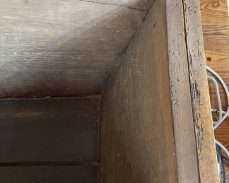 Antique Pine Baker's Table. Measures 63" W x 29" D x 29" H with 24" Clearance. Photo 3 of 4.