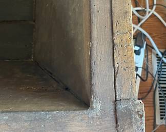 Antique Pine Baker's Table. Measures 63" W x 29" D x 29" H with 24" Clearance. Photo 4 of 4.