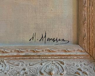 Mario Maresca Oil Painting. Photo 2 of 2.