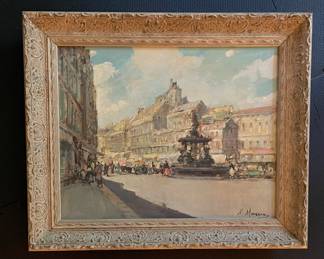 Mario Maresca Oil Painting. Photo 1 of 2.