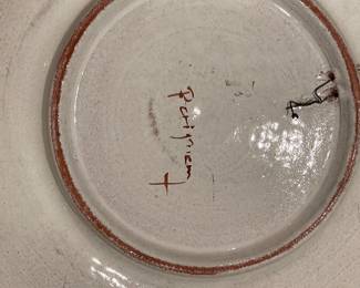 Vintage Porcelain Plate. Photo 2 of 2.