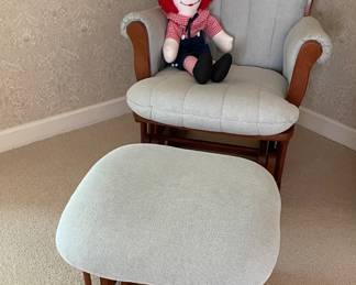 Glider Rocker & Ottoman.