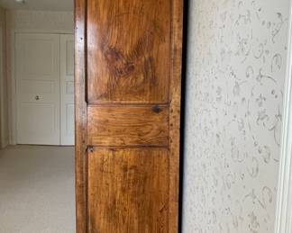 Antique French Provincial Armoire with Brass Hardware. Measures 50" W x 23" D x 87" H. Photo 5 of 5.