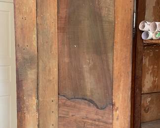 Antique French Provincial Armoire with Brass Hardware. Measures 50" W x 23" D x 87" H. Photo 3 of 5.