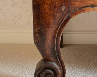 Antique French Provincial Armoire with Brass Hardware. Measures 50" W x 23" D x 87" H. Photo 4 of 5.